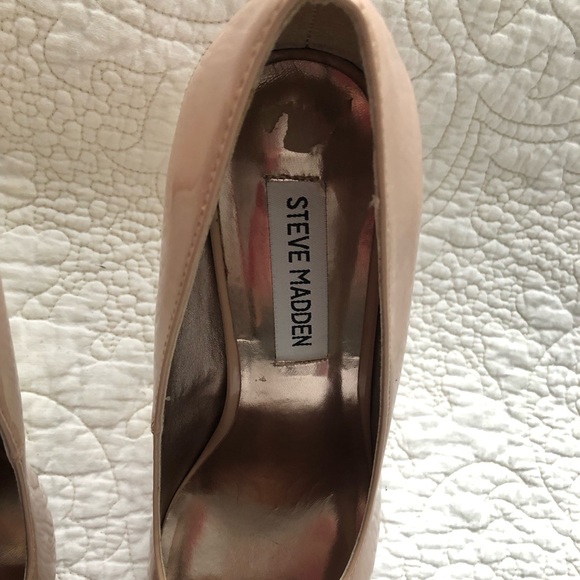 2/$14 ❤️ Steve Madden Blush Pump Heel Sz 8 - Picture 10 of 13